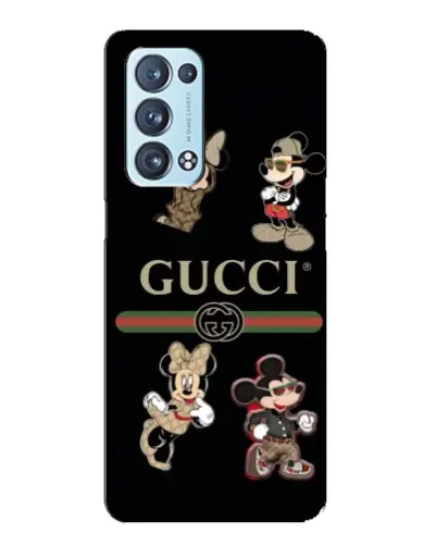 Чехол для OPPO Reno6 Pro 5G с картинкой «Gucci — герои Disney и монограмма» Чехол для OPPO Reno6 Pro 5G с картинкой «Gucci — герои Disney и монограмма»