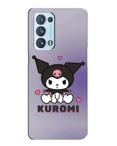 Чехол для OPPO Reno6 Pro 5G с картинкой «Kuromi — фиолетовый арт» Чехол для OPPO Reno6 Pro 5G с картинкой «Kuromi — фиолетовый арт»
