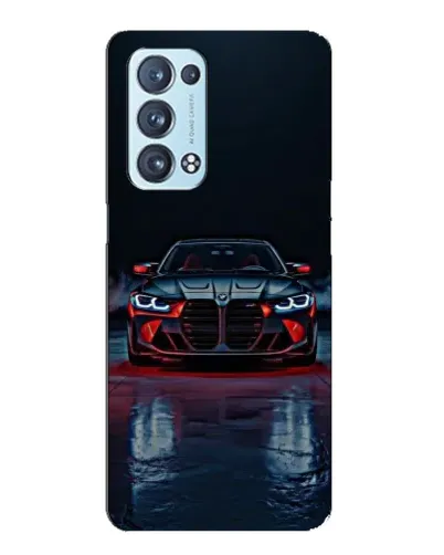 Чохол для OPPO Reno6 Pro 5G з картинкою «BMW на мокрій дорозі»