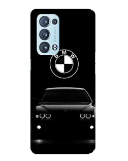 Чехол для OPPO Reno6 Pro 5G с картинкой «BMW — взгляд из темноты»