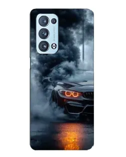 Чехол для OPPO Reno6 Pro 5G с картинкой «BMW M-Power — абстракция»