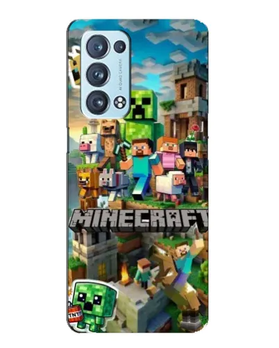 Чехол для OPPO Reno6 Pro 5G с картинкой «Замок Minecraft» Чехол для OPPO Reno6 Pro 5G с картинкой «Замок Minecraft»