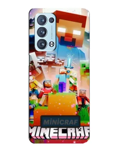 Чехол для OPPO Reno6 Pro 5G с картинкой «Minecraft герои игры» Чехол для OPPO Reno6 Pro 5G с картинкой «Minecraft герои игры»