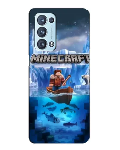 Чехол для OPPO Reno6 Pro 5G с картинкой «Minecraft ледяной мир» Чехол для OPPO Reno6 Pro 5G с картинкой «Minecraft ледяной мир»