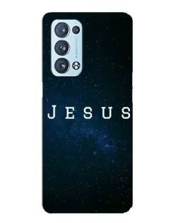 Чехол для OPPO Reno6 Pro 5G с картинкой «Звездное небо Jesus»