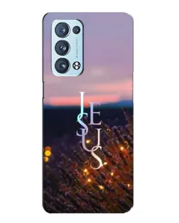 Чехол для OPPO Reno6 Pro 5G с картинкой «Свет Божий ночью»