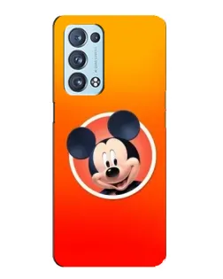 Чехол для OPPO Reno6 Pro 5G с картинкой «Mickey в круге» Чехол для OPPO Reno6 Pro 5G с картинкой «Mickey в круге»