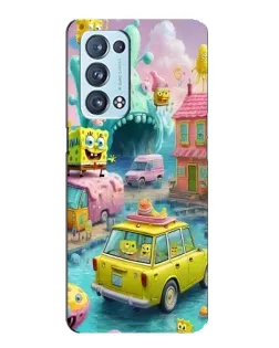 Чехол для OPPO Reno6 Pro 5G с картинкой «Монстр-трак приключения»