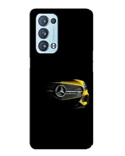 Чехол для OPPO Reno6 Pro 5G с картинкой «Mercedes — ретро стиль»