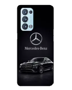Чехол для OPPO Reno6 Pro 5G с картинкой «Mercedes — решетка радиатора»