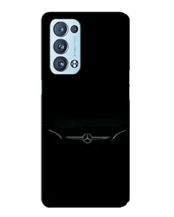 Чехол для OPPO Reno6 Pro 5G с картинкой «Mercedes Stealth Look»