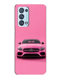 Чехол для OPPO Reno6 Pro 5G с картинкой «Розовый Mercedes AMG» Чехол для OPPO Reno6 Pro 5G с картинкой «Розовый Mercedes AMG»