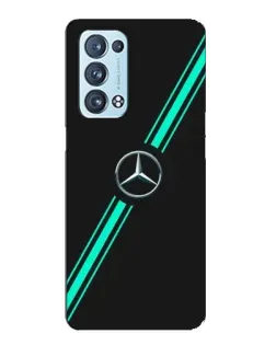 Чехол для OPPO Reno6 Pro 5G с картинкой «Спортивные линии Mercedes» Чехол для OPPO Reno6 Pro 5G с картинкой «Спортивные линии Mercedes»