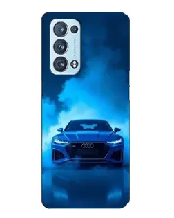 Чохол для OPPO Reno6 Pro 5G з картинкою «Audi — блакитна енергія»