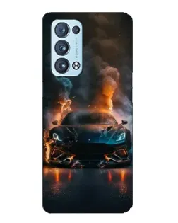 Чохол для OPPO Reno6 Pro 5G з картинкою «Lamborghini димна естетика» Чохол для OPPO Reno6 Pro 5G з картинкою «Lamborghini димна естетика»