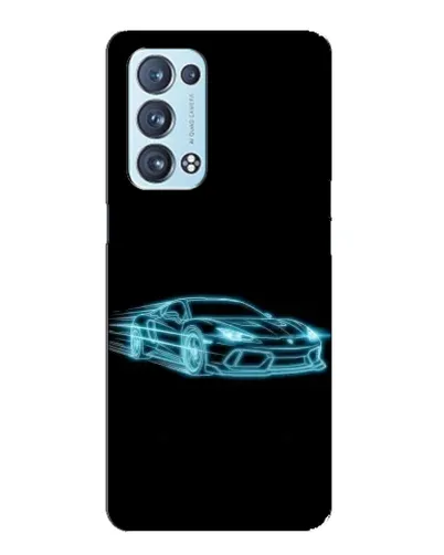 Чохол для OPPO Reno6 Pro 5G з картинкою «Неоновий контур Lamborghini» Чохол для OPPO Reno6 Pro 5G з картинкою «Неоновий контур Lamborghini»
