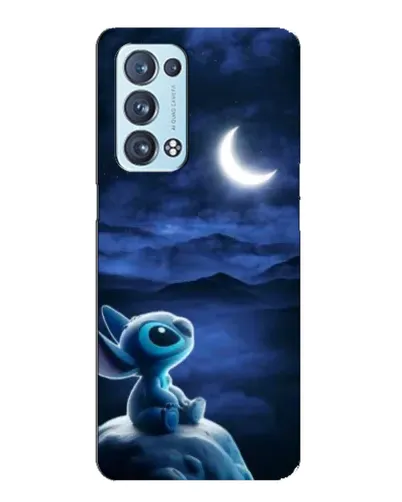 Чехол для OPPO Reno6 Pro 5G с картинкой «Лунная ночь Стича»