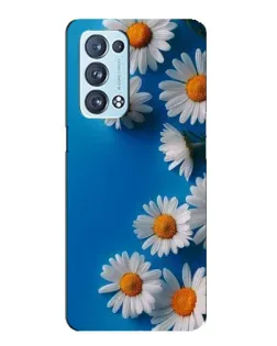 Чехол для OPPO Reno6 Pro 5G с картинкой «Белоснежные маргаритки»