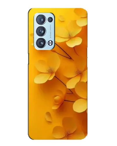 Чехол для OPPO Reno6 Pro 5G с картинкой «Золотые лепестки»