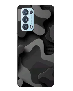 Чехол для OPPO Reno6 Pro 5G с картинкой «Темный абстрактный камуфляж» Чехол для OPPO Reno6 Pro 5G с картинкой «Темный абстрактный камуфляж»