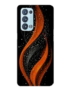 Чехол для OPPO Reno6 Pro 5G с картинкой «Огненная звездная волна» Чехол для OPPO Reno6 Pro 5G с картинкой «Огненная звездная волна»