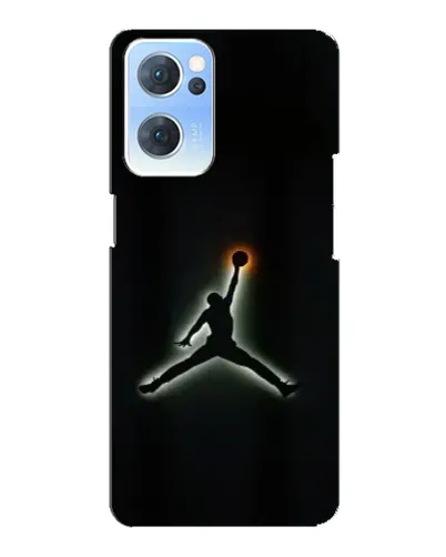 Чехол для OPPO Reno7 5G с картинкой «Jordan Gradient Logo»
