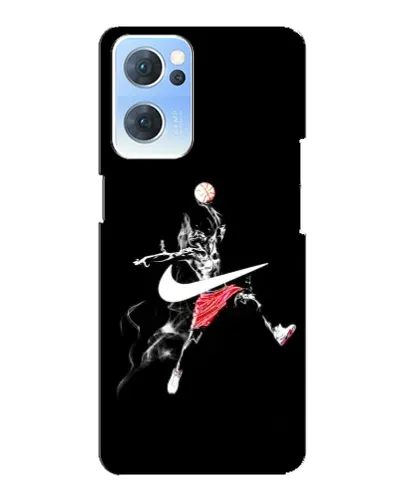 Чехол для OPPO Reno7 5G с картинкой «Jordan Jumpman»