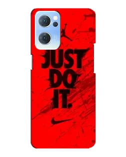 Чехол для OPPO Reno7 5G с картинкой «Nike Just Do It»