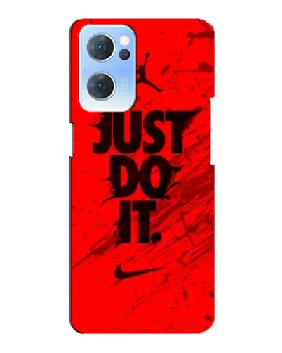 Чехол для OPPO Reno7 5G с картинкой «Nike Just Do It»