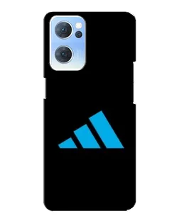 Чехол для OPPO Reno7 5G с картинкой «Adidas Cyan Logo» Чехол для OPPO Reno7 5G с картинкой «Adidas Cyan Logo»
