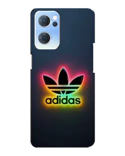 Чехол для OPPO Reno7 5G с картинкой «Неоновый Adidas» Чехол для OPPO Reno7 5G с картинкой «Неоновый Adidas»