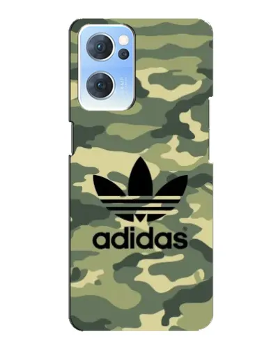 Чехол для OPPO Reno7 5G с картинкой «Милитари стиль Adidas» Чехол для OPPO Reno7 5G с картинкой «Милитари стиль Adidas»