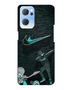 Чехол для OPPO Reno7 5G с картинкой «Спортивный арт Nike» Чехол для OPPO Reno7 5G с картинкой «Спортивный арт Nike»