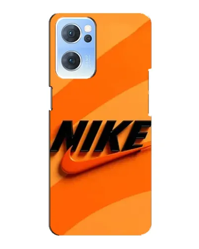 Чехол для OPPO Reno7 5G с картинкой «Оранжевый драйв Nike»