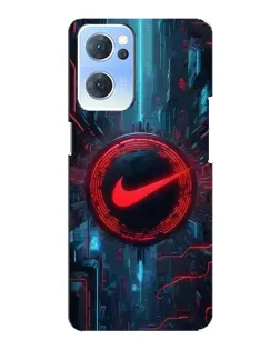 Чехол для OPPO Reno7 5G с картинкой «Техногенный стиль Nike» Чехол для OPPO Reno7 5G с картинкой «Техногенный стиль Nike»