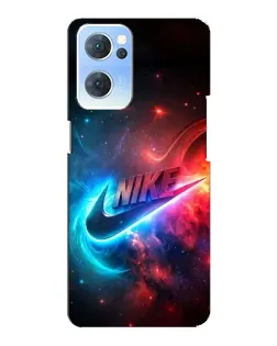 Чехол для OPPO Reno7 5G с картинкой «Огненный логотип Nike» Чехол для OPPO Reno7 5G с картинкой «Огненный логотип Nike»