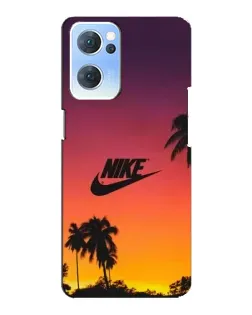 Чехол для OPPO Reno7 5G с картинкой «Nike на закате солнца» Чехол для OPPO Reno7 5G с картинкой «Nike на закате солнца»