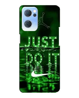 Чехол для OPPO Reno7 5G с картинкой «Зеленый неоновый Nike» Чехол для OPPO Reno7 5G с картинкой «Зеленый неоновый Nike»