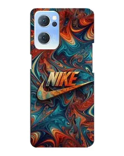 Чехол для OPPO Reno7 5G с картинкой «Nike в абстракции» Чехол для OPPO Reno7 5G с картинкой «Nike в абстракции»