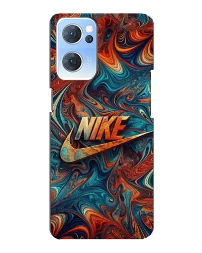 Чехол для OPPO Reno7 5G с картинкой «Nike в абстракции»