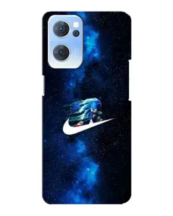 Чехол для OPPO Reno7 5G с картинкой «Звездный путь Nike» Чехол для OPPO Reno7 5G с картинкой «Звездный путь Nike»