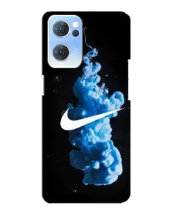Чехол для OPPO Reno7 5G с картинкой «Nike и синий дым» Чехол для OPPO Reno7 5G с картинкой «Nike и синий дым»