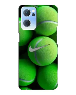Чехол для OPPO Reno7 5G с картинкой «Теннисные мячи Найк» Чехол для OPPO Reno7 5G с картинкой «Теннисные мячи Найк»