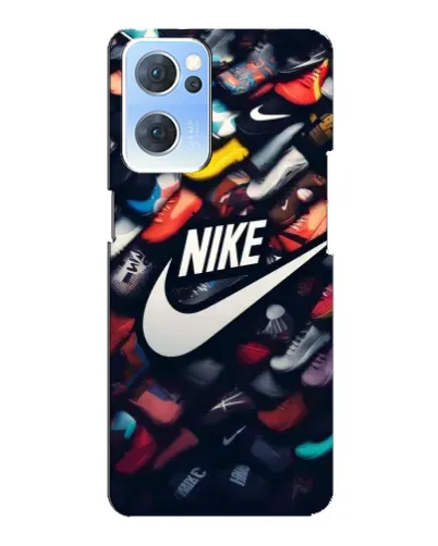 Чехол для OPPO Reno7 5G с картинкой «Коллекция кроссовок Nike»