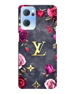 Чехол для OPPO Reno7 5G с картинкой «Цветочный Louis Vuitton»