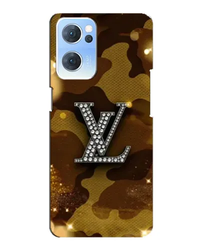 Чехол для OPPO Reno7 5G с картинкой «Камуфляжный Louis Vuitton»