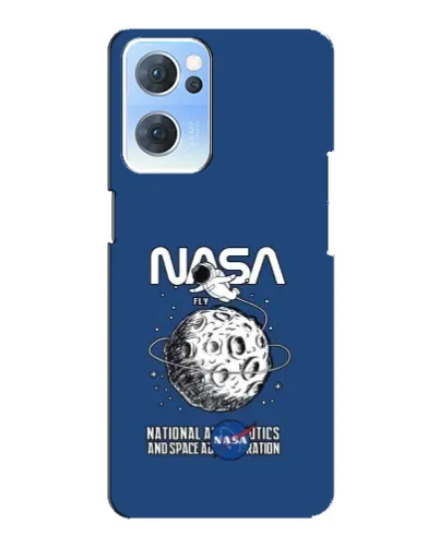 Чехол для OPPO Reno7 5G с картинкой «NASA — лунная миссия» Чехол для OPPO Reno7 5G с картинкой «NASA — лунная миссия»