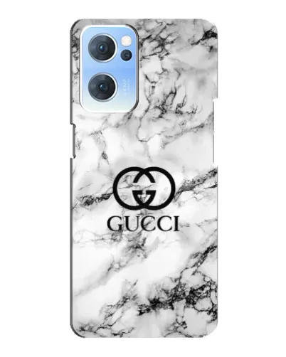 Чехол для OPPO Reno7 5G с картинкой «Gucci — мраморный шик»