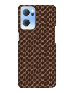 Чехол для OPPO Reno7 5G с картинкой «Gucci — шоколадная сетка»
