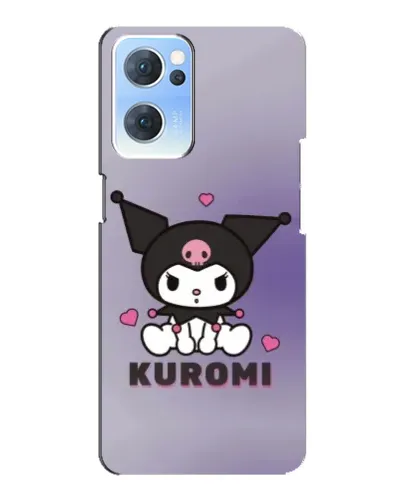 Чехол для OPPO Reno7 5G с картинкой «Kuromi — фиолетовый арт» Чехол для OPPO Reno7 5G с картинкой «Kuromi — фиолетовый арт»